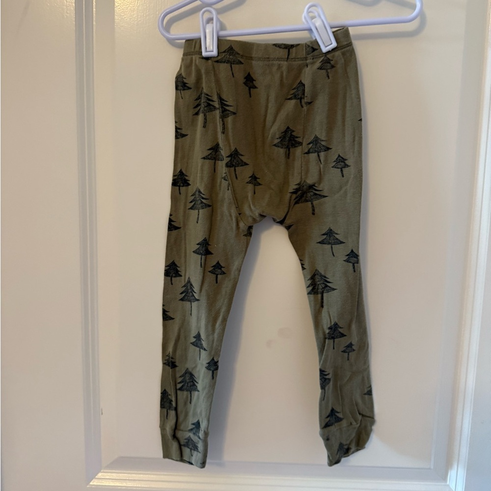 2-3 Rylee+Cru Tree Print Pajamas - Green - Picture 7 of 8